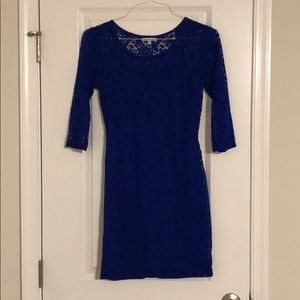 Royal blue dress